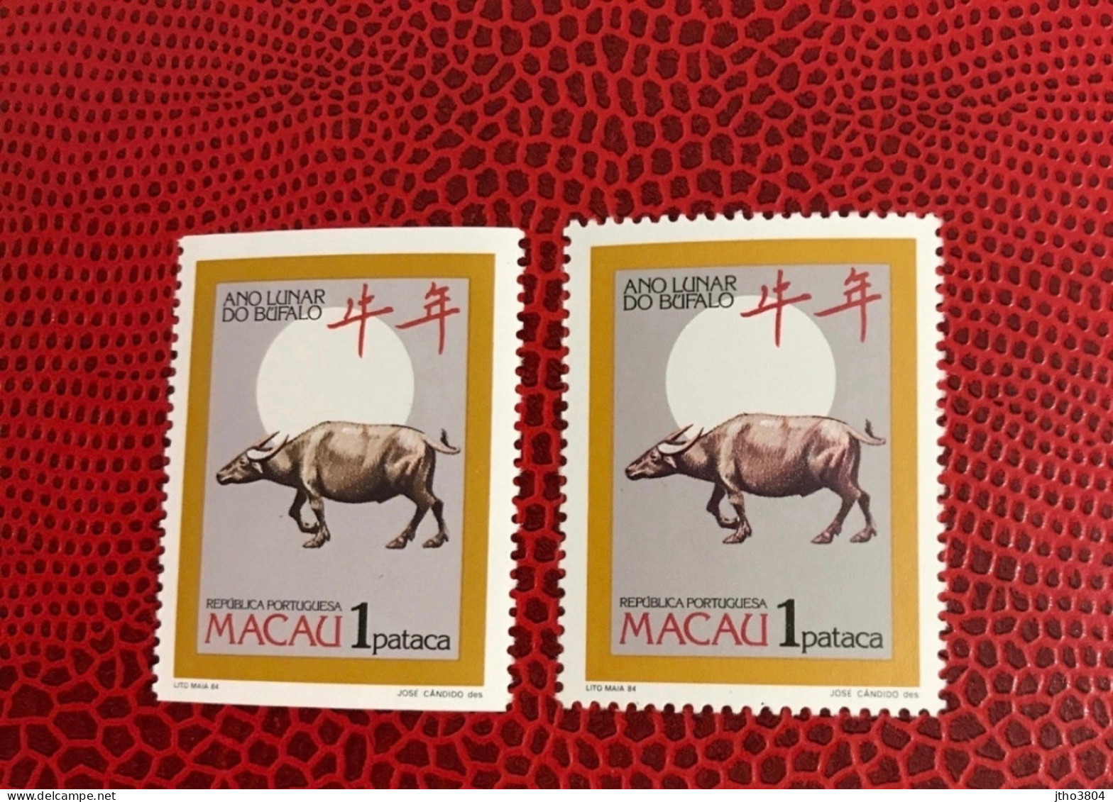 MACAO 1985 2v Année Du Buffle Neuf MNH ** YT 505 Mamíferos Mammals Säugetiere Mammiferi Mammifère CHINA MACAU - Mucche