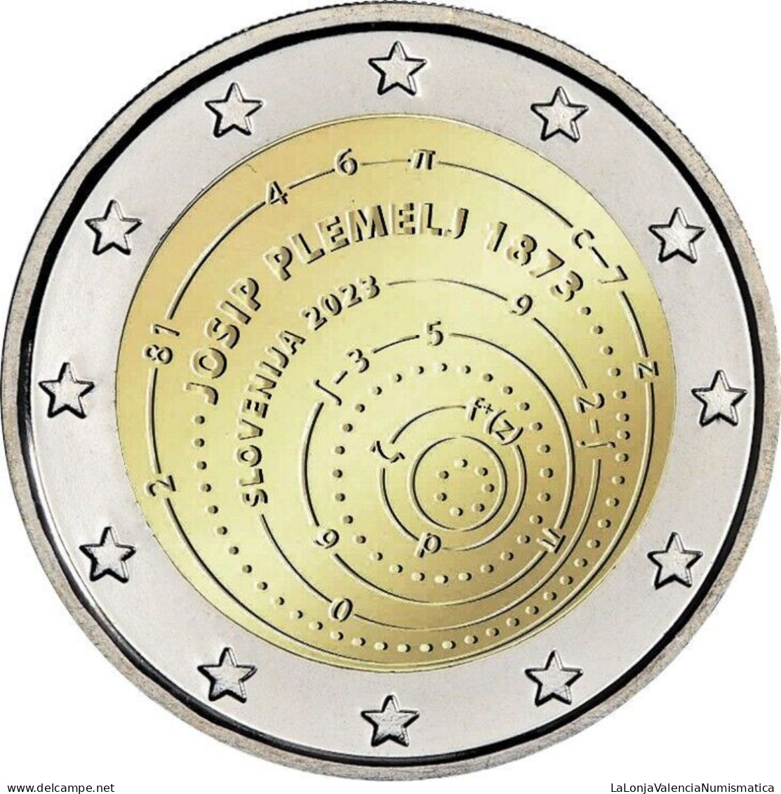 Eslovenia 2 Euros 2023 Commemorative Josip Plemelj Sc Unc - Slovenië
