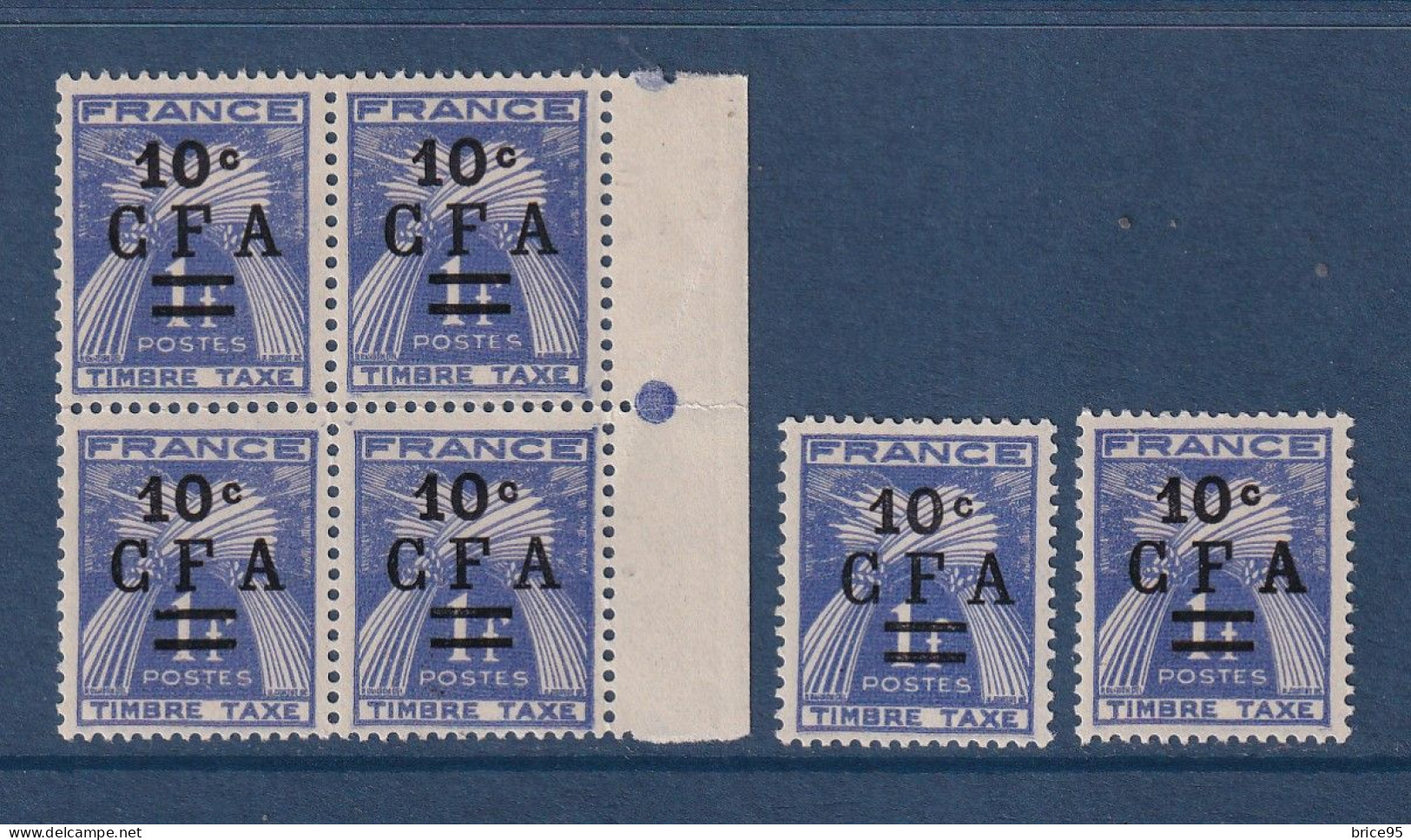 Réunion - Taxe - YT N° 36 ** - Neuf Sans Charnière - 1949 à 1950 - Timbres-taxe