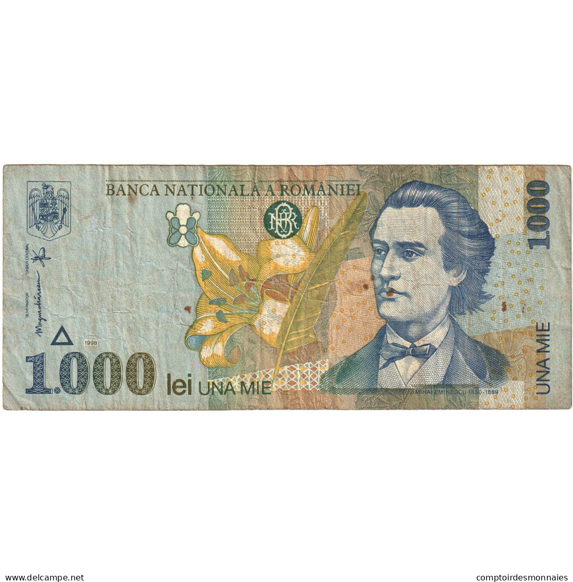 Billet, Roumanie, 1000 Lei, 1998, KM:106, TB - Roumanie