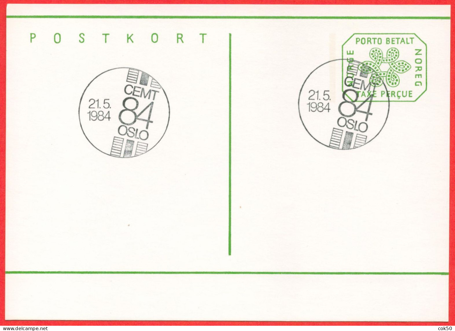 NORWAY - Oslo 1984.05.21 «CEMT 84» (read More Below). - Camiones