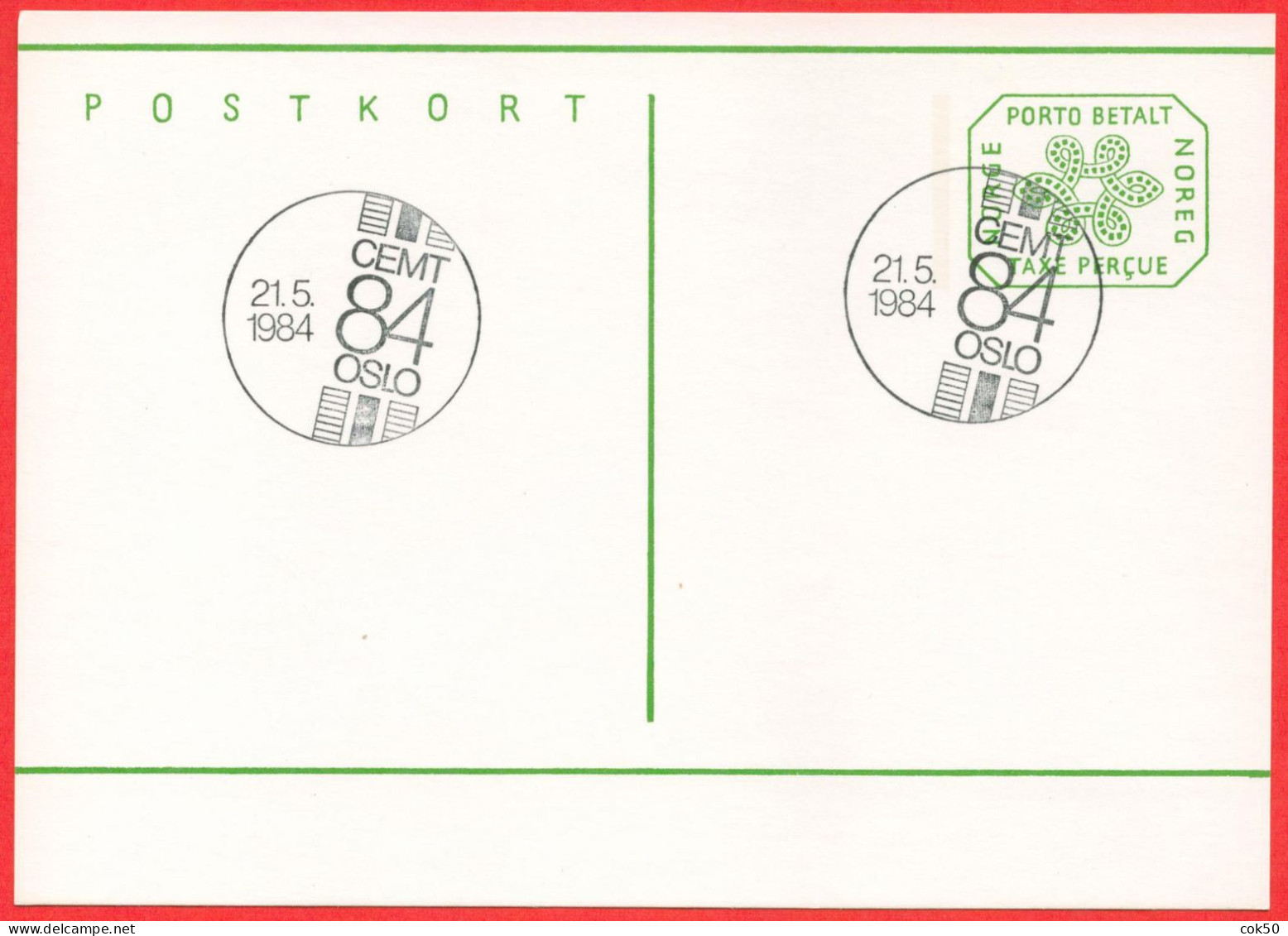 NORWAY - Oslo 1984.05.21 «CEMT 84» (read More Below). - Trucks