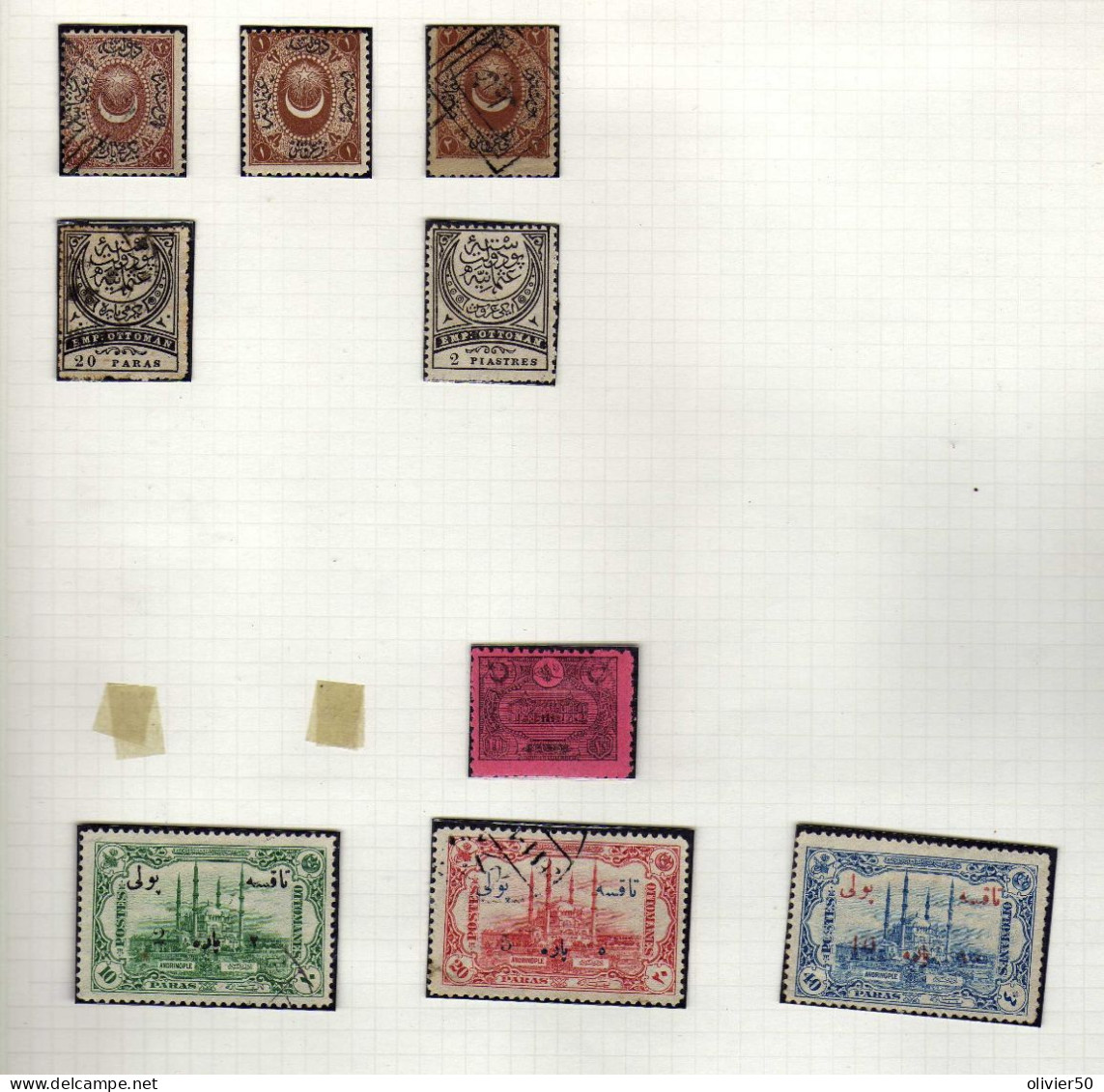 Turquie - (1865-1913) - Timbres-taxe Neufs* Et Obliteres - Strafport