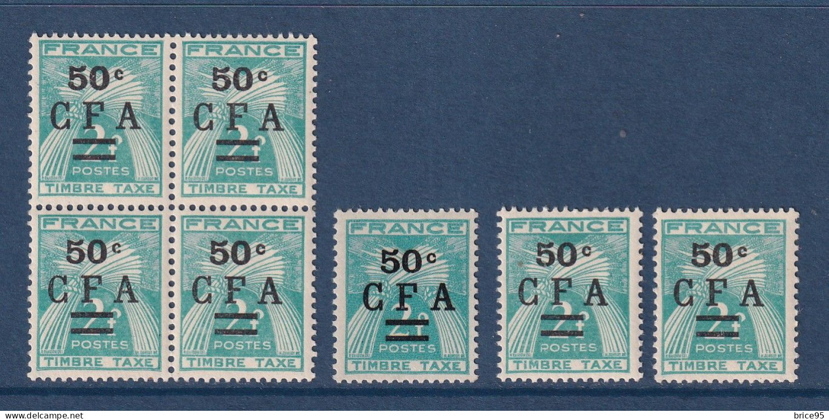 Réunion - Taxe - YT N° 37 ** - Neuf Sans Charnière - 1949 à 1950 - Strafport