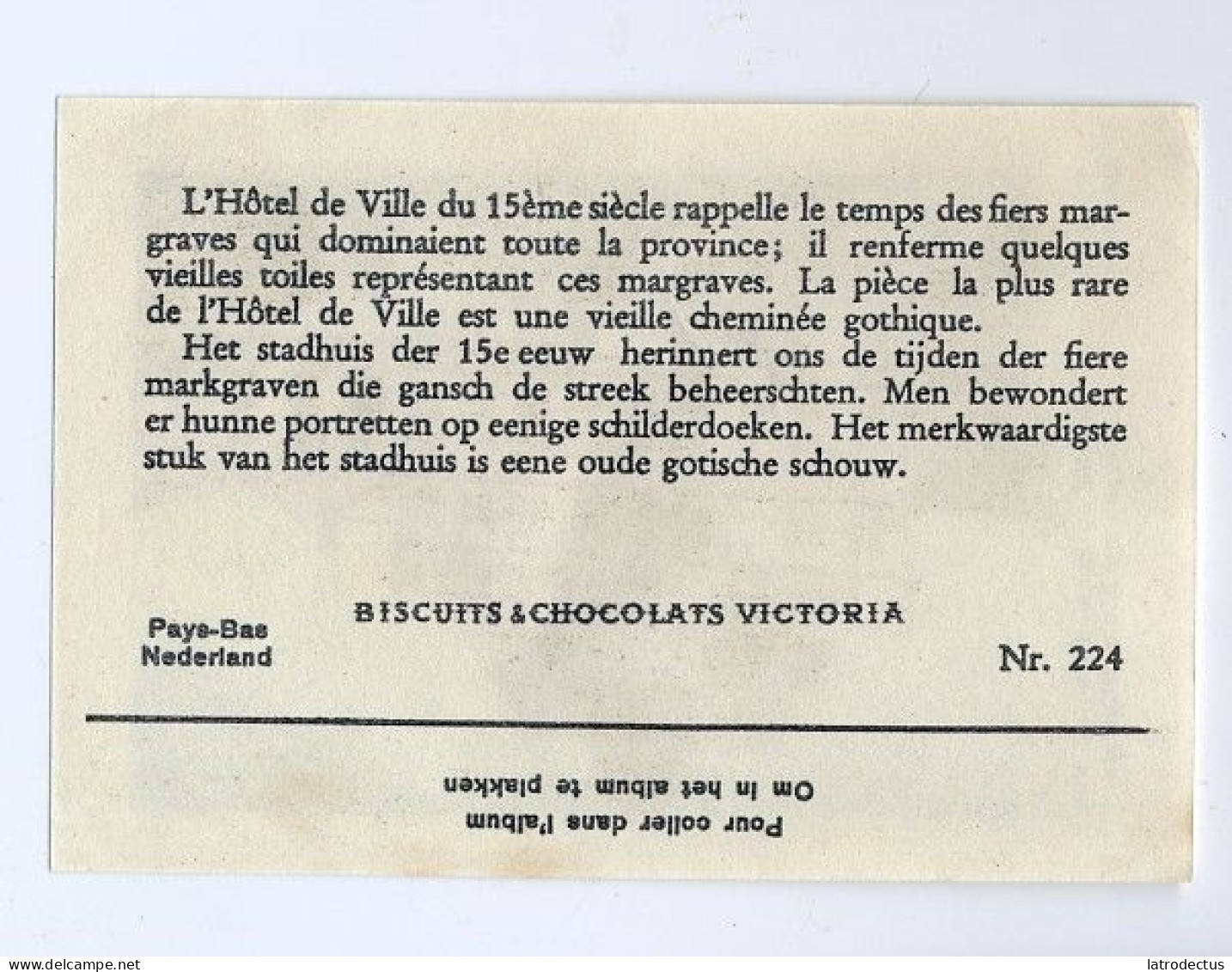 Victoria (1937) - 224 - Nederland, Bergen Op Zoom - Victoria