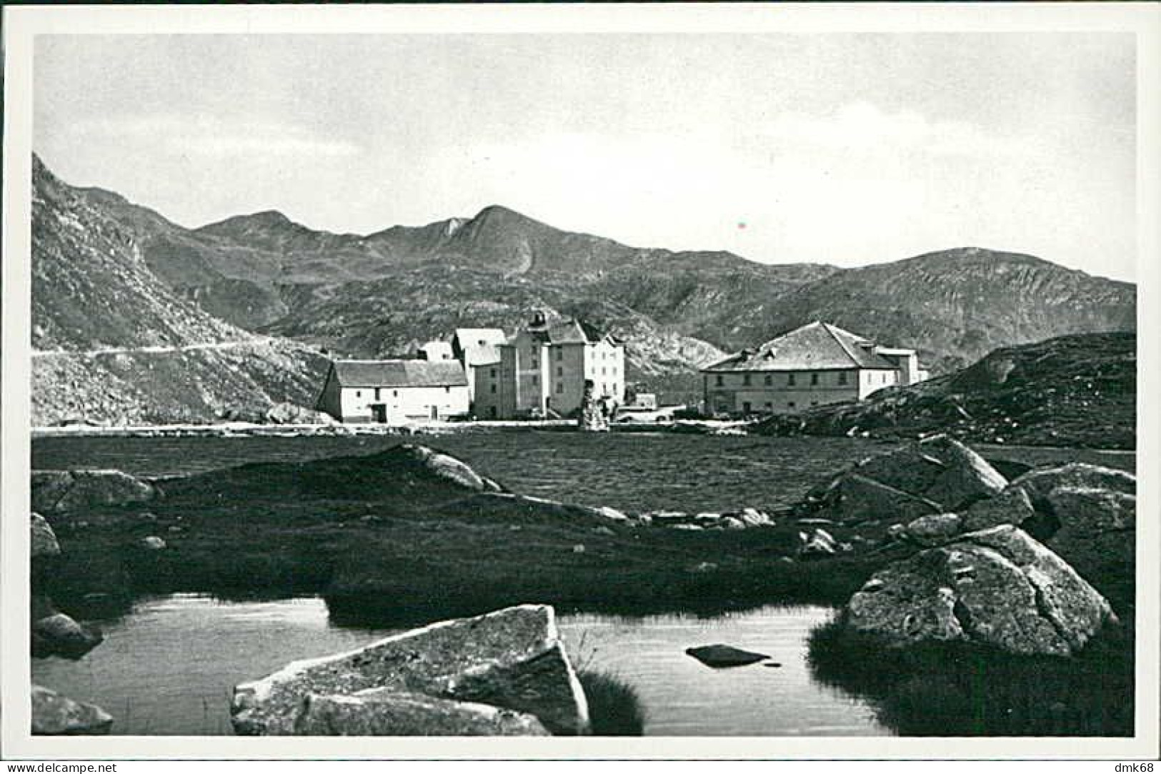 SWITZERLAND - SAN GOTTARDO - OSPIZIO - FOTO OETIKER MANNEDROF - RPPC POSTCARD 1940s (17326) - Airolo