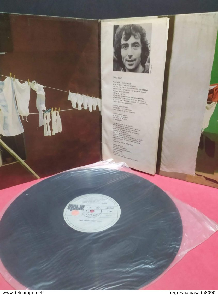 Disco Lp Vinilo Del Cantautor Joan Manuel Serrat 1978 Ariola 1978 - Zonder Classificatie