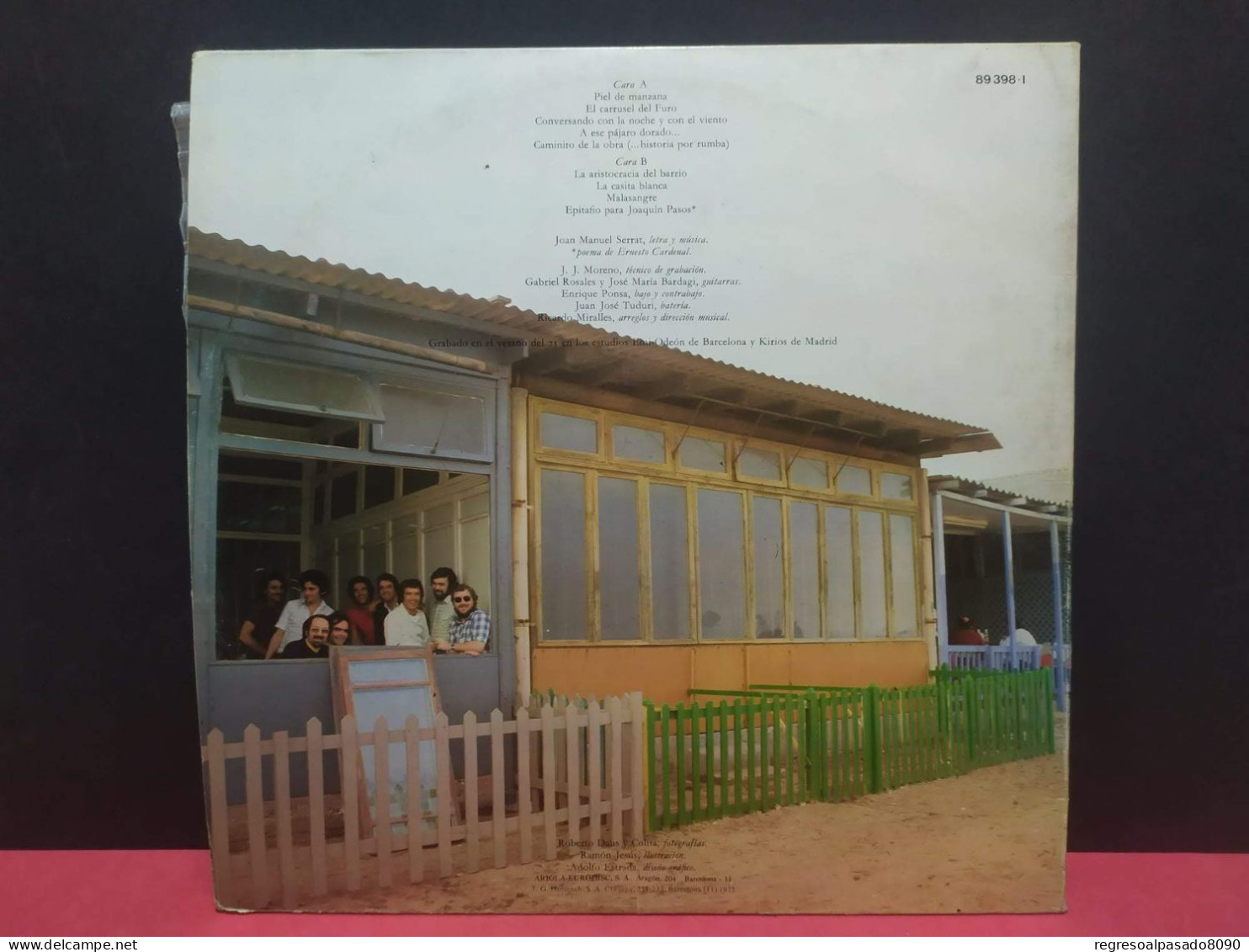 Disco Lp Vinilo Del Cantautor Joan Manuel Serrat Para Piel De Manzana Ariola 1975 - Zonder Classificatie