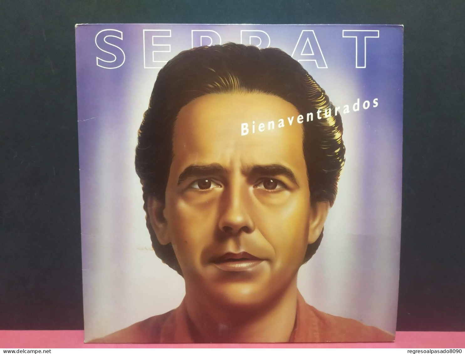 Disco Lp Vinilo Del Cantautor Joan Manuel Serrat Bienaventurados Ariola 1987 - Non Classés