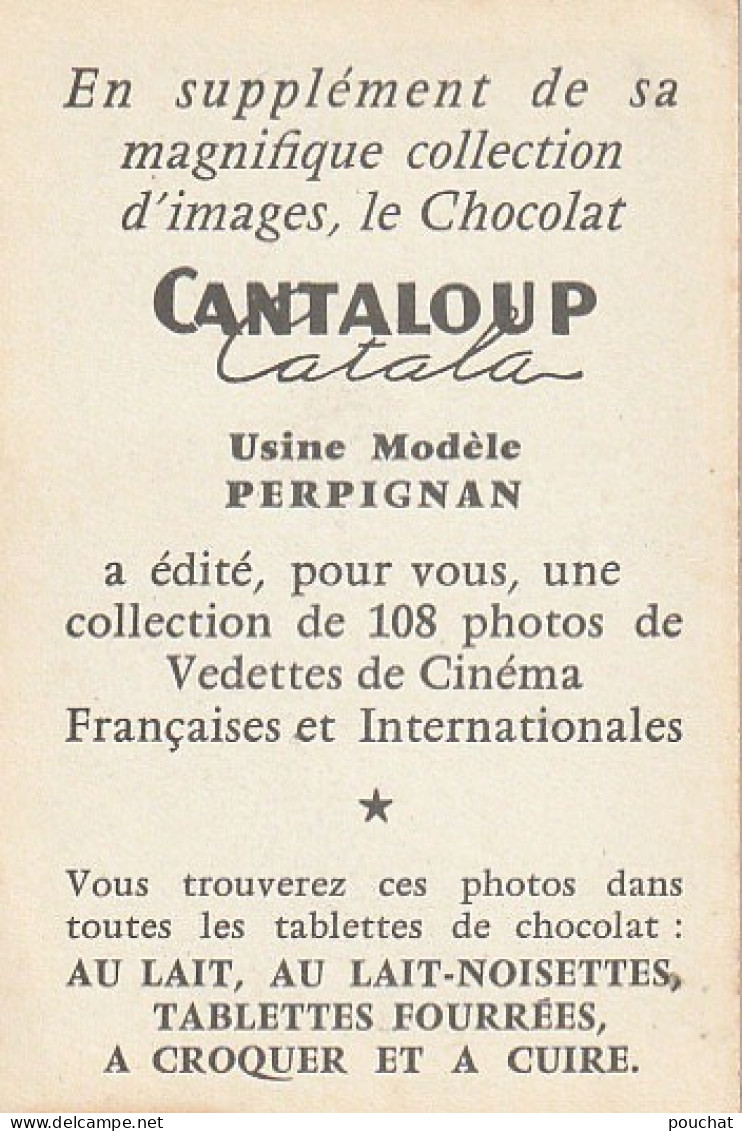 YO Nw32- JEAN CLAUDE BRIALY , ARTISTE - IMAGE PUBLICITAIRE CHOCOLAT CANTALOUP CATALA , PERPIGNAN - Collections