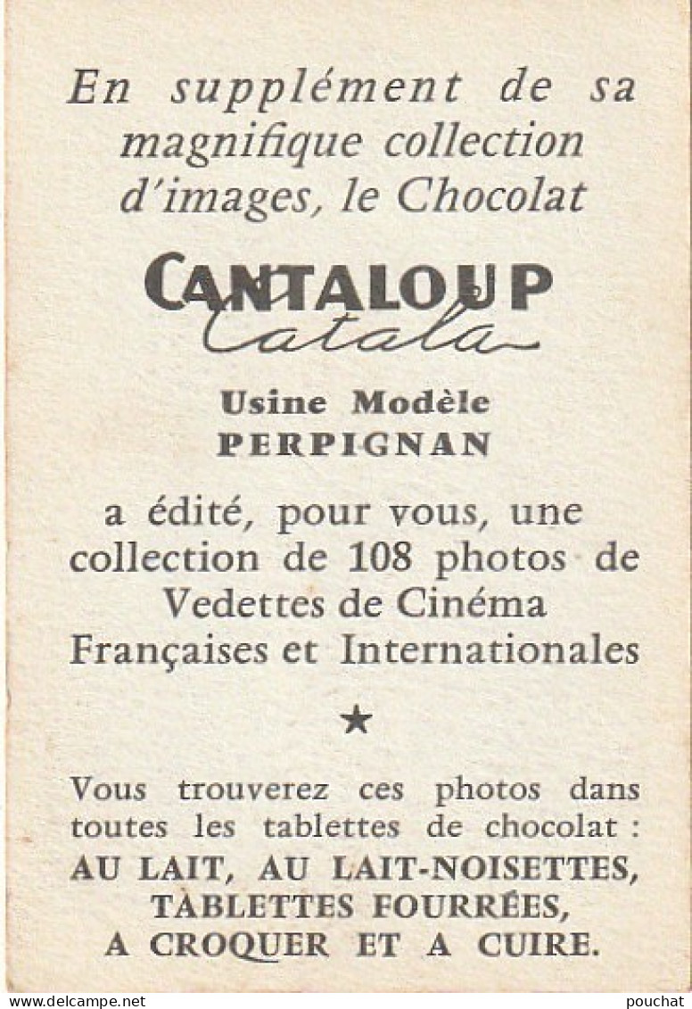 YO Nw32- GEORGES MARCHAL , ARTISTE - IMAGE PUBLICITAIRE CHOCOLAT CANTALOUP CATALA , PERPIGNAN - Collections
