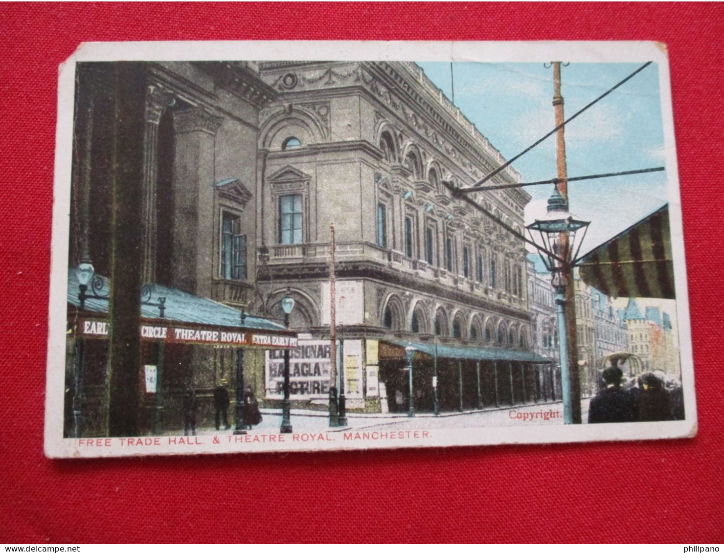 Theatre Royal.   Has Crease Top Border   Manchester > England > Lancashire > Manchester     Ref 6307 - Manchester