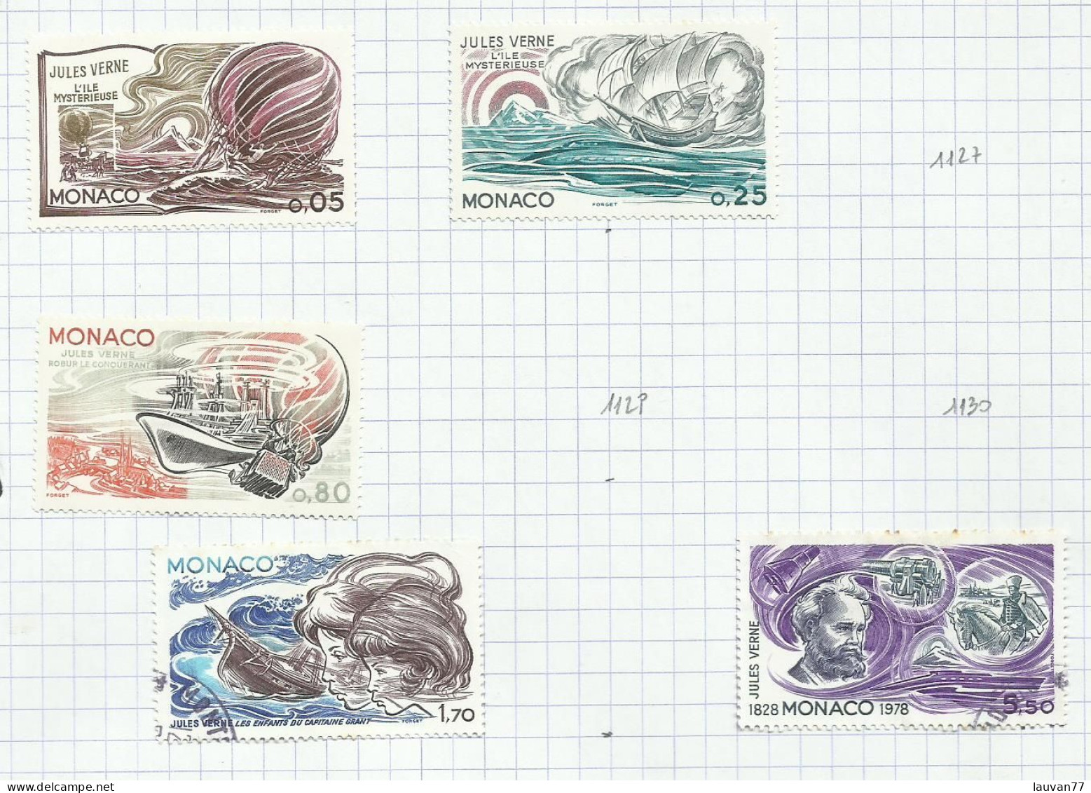 Monaco N°1131, 1132 Cote 6.20€ (1125, 1126, 1128 Offerts) - Used Stamps