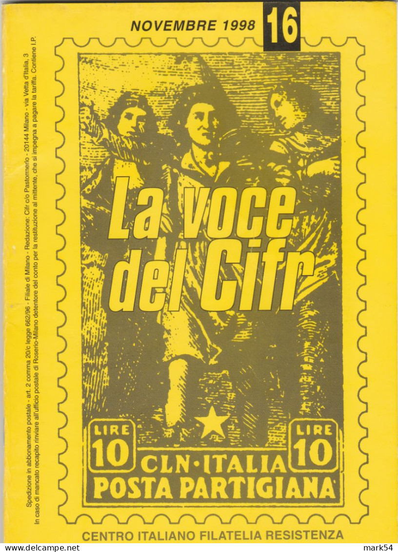 22. La Voce Del CIFR Vari Numeri: 16-17-18-19 - Italiaans (vanaf 1941)