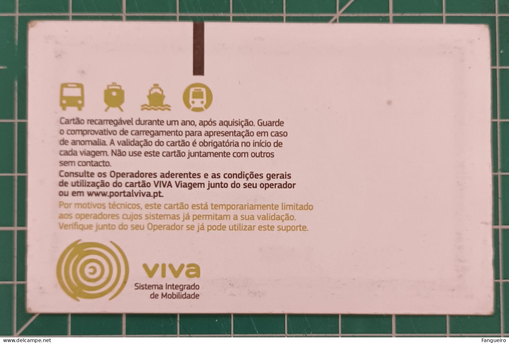 PORTUGAL BUS TICKET VIVA - Europe