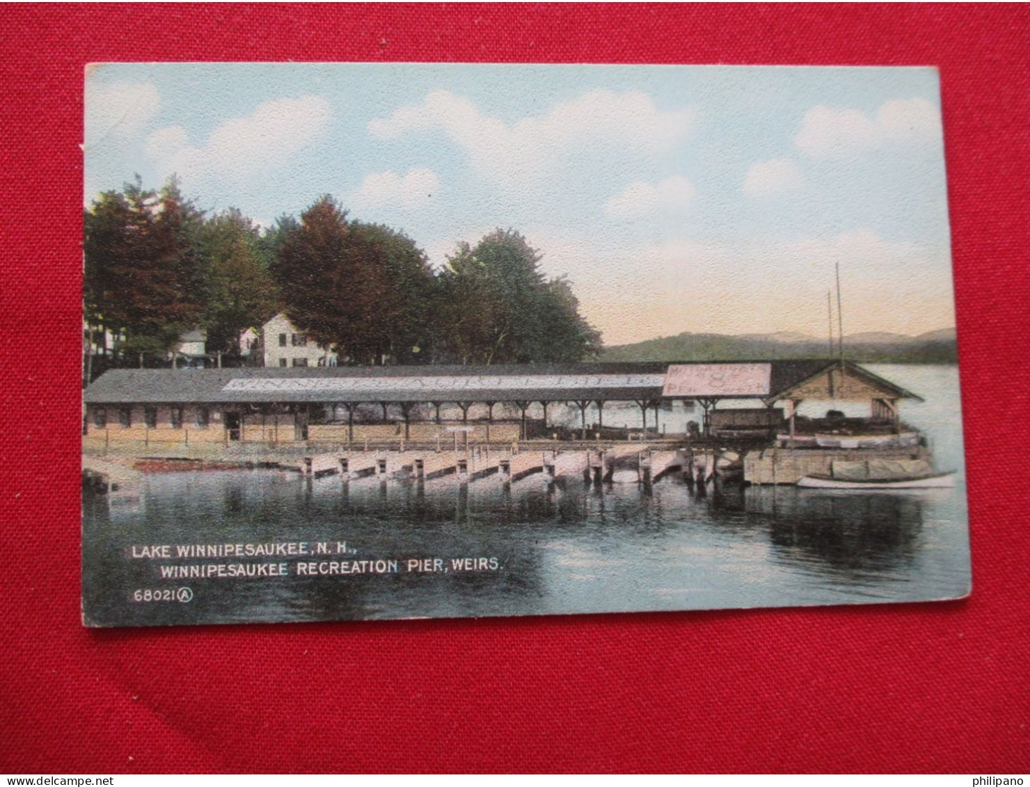 Weirs New Hampshire Winnipesaukee Pier Waterfront     Ref 6307 - Autres & Non Classés