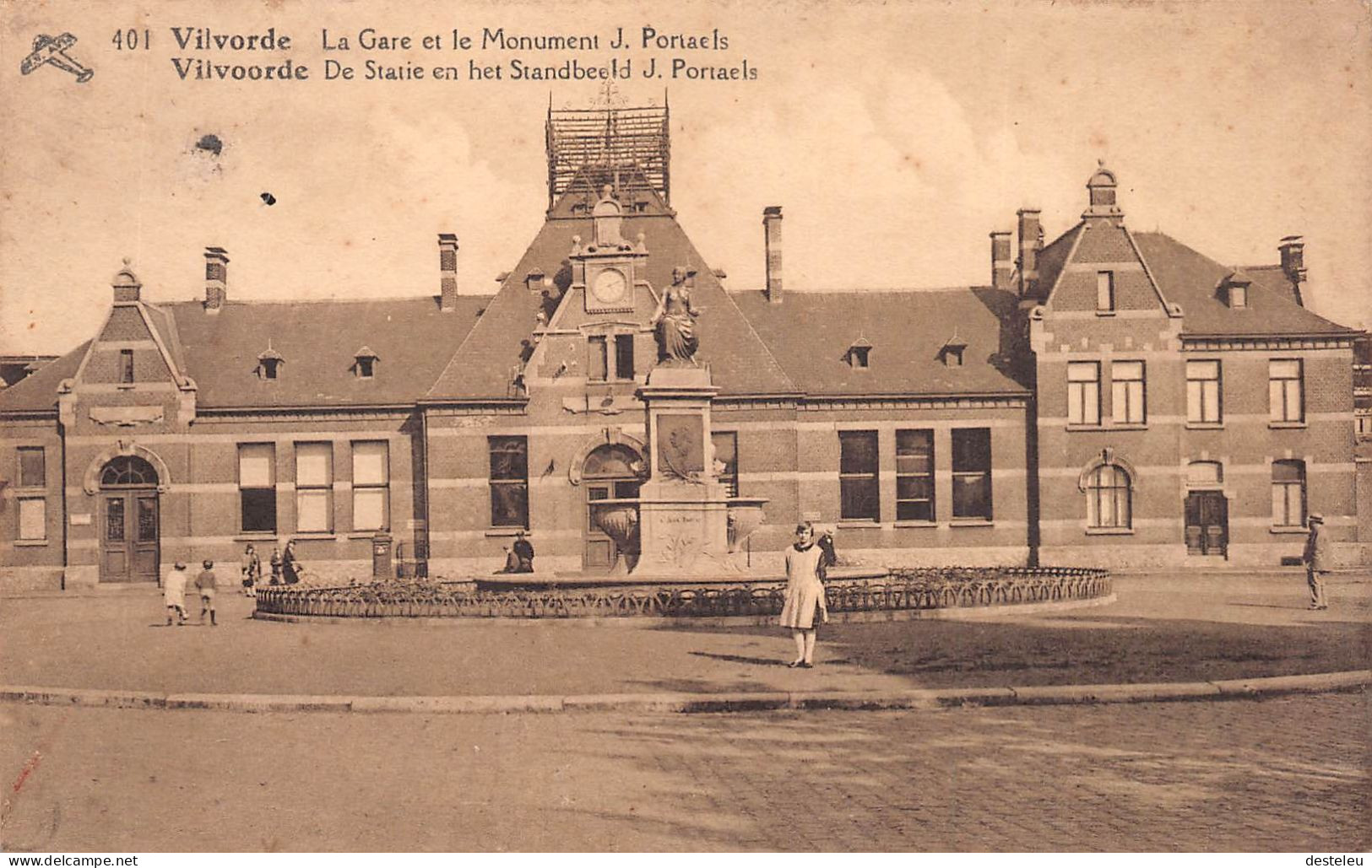 La Gare Et Le Monument J. Portaels - Vilvorde - Vilvoorde - Vilvoorde