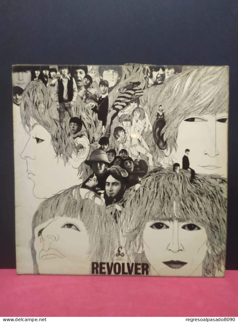 Antiguo Disco De Vinilo Lp The Beatles Revolver Parlaphone Emi Gt Britain 1966 - Disco, Pop