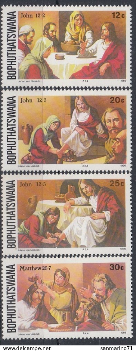 BOPHUTHATSWANA 165-168,unused,Christmas 1986 (**) - Bophuthatswana