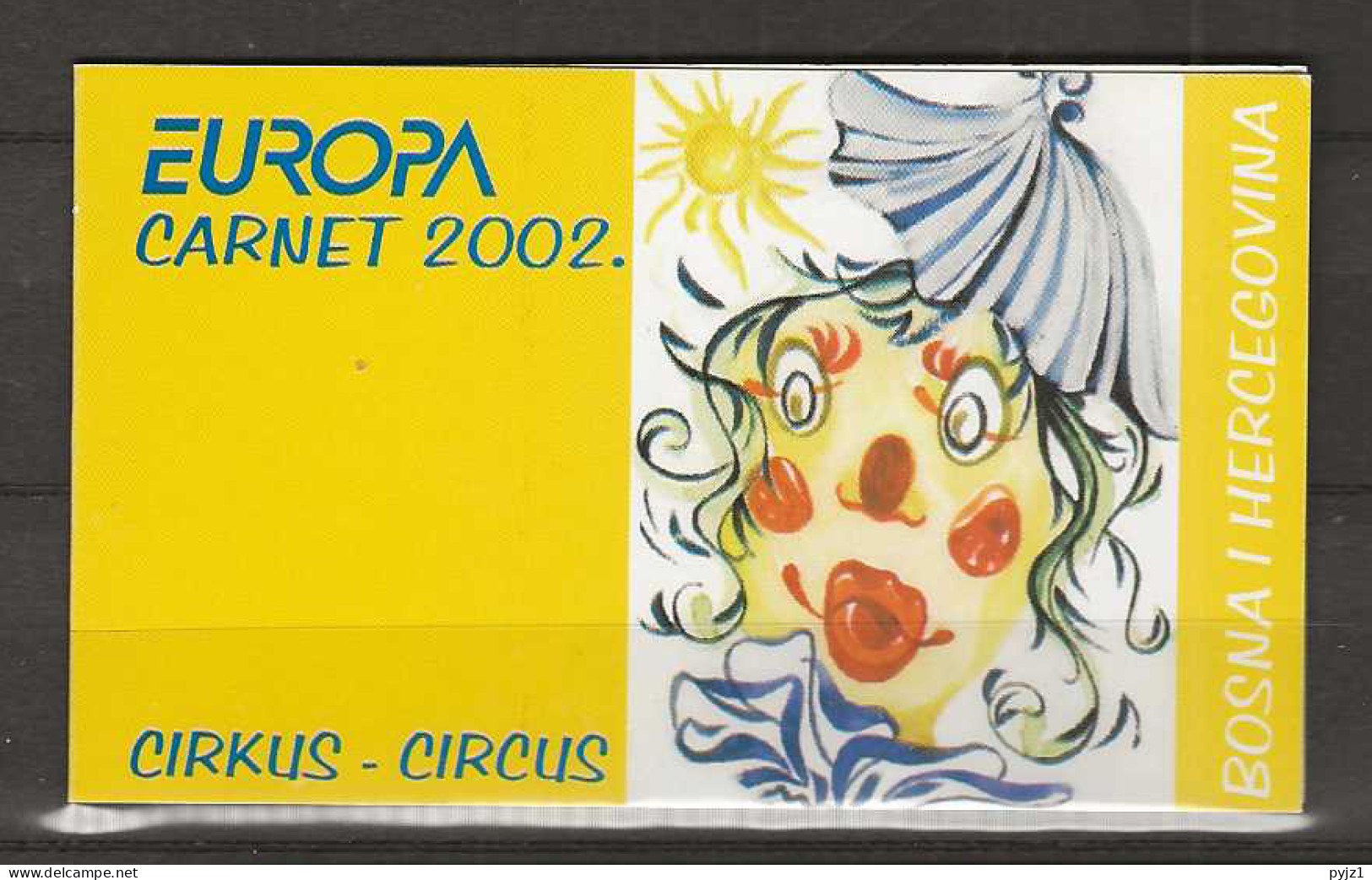 2002 MNH Bosnia Booklet, Postfris** - 2002
