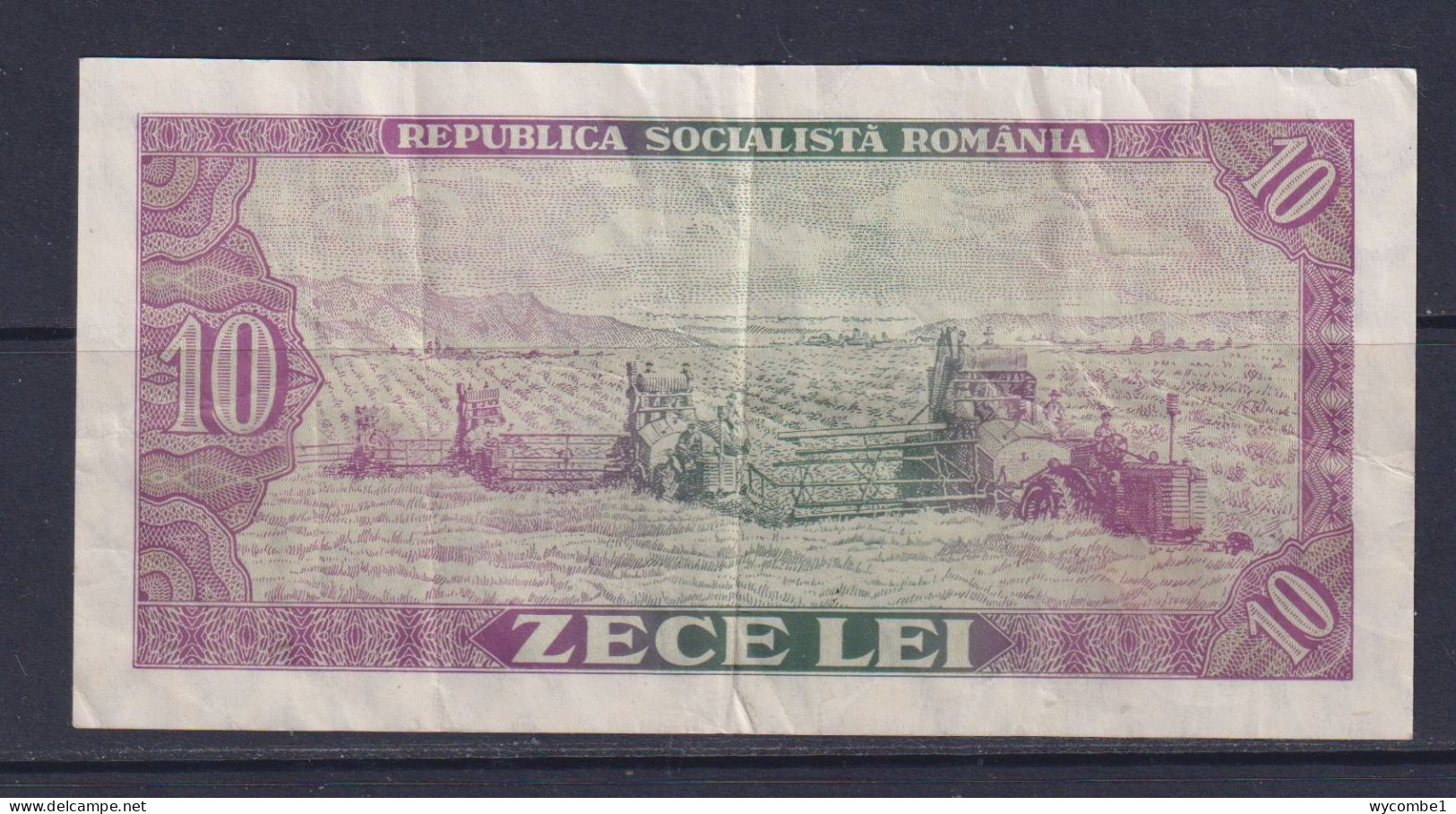 ROMANIA - 1966 10 Lei Circulated Banknote - Roumanie