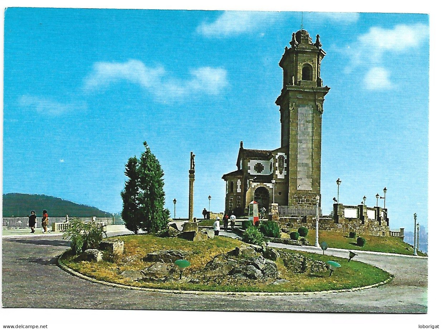 PARQUE MUNICIPALDE LA GUIA, MONUMENTO AL SAGRADO CORAZON DE JESUS .-  VIGO.- ( ESPAÑA ) - Autres & Non Classés