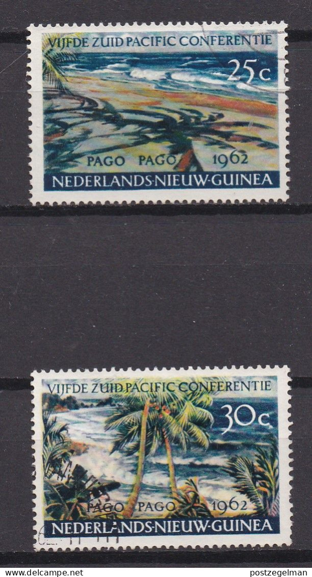 NEDERLAND NW GUINEA, 1962, Used Stamp(s) ,  Pago Pago Conference, NVPH Nr(s). 76-77, Scannr. 10555 - Nouvelle Guinée Néerlandaise