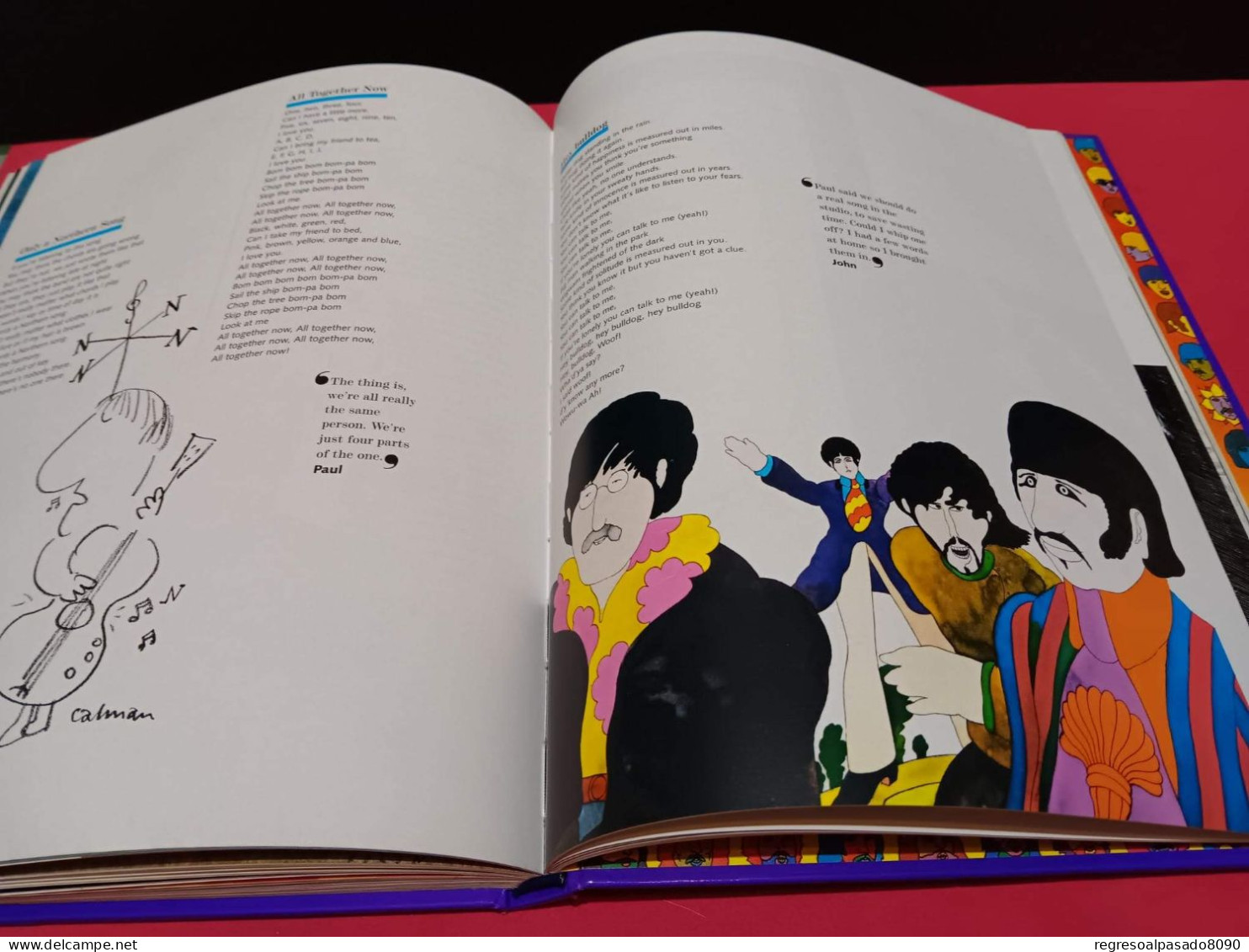 Libro The Beatles Ilustrated Lirics Alan Aldridge Idioma En Ingles - Música
