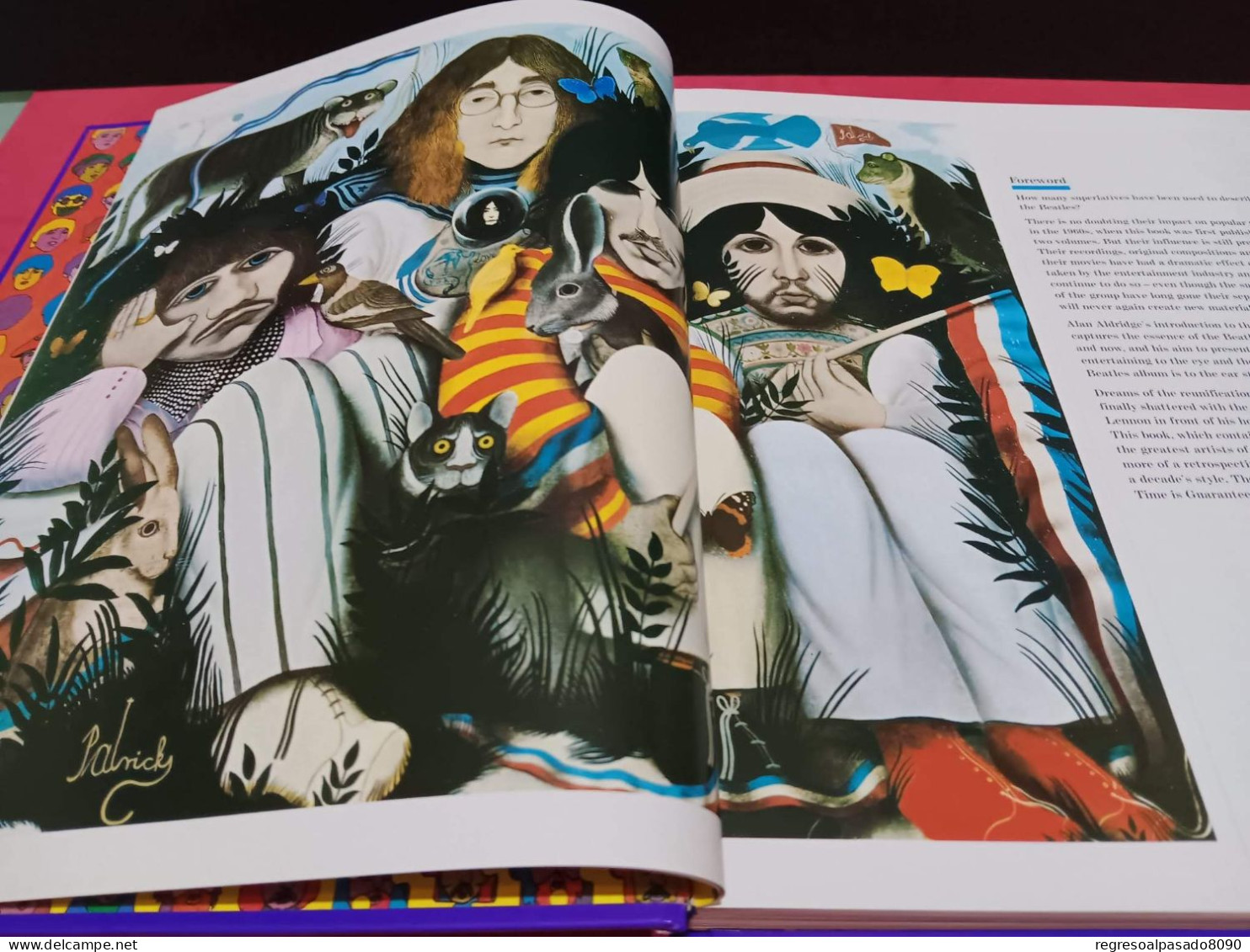 libro the beatles ilustrated lirics alan aldridge idioma en ingles