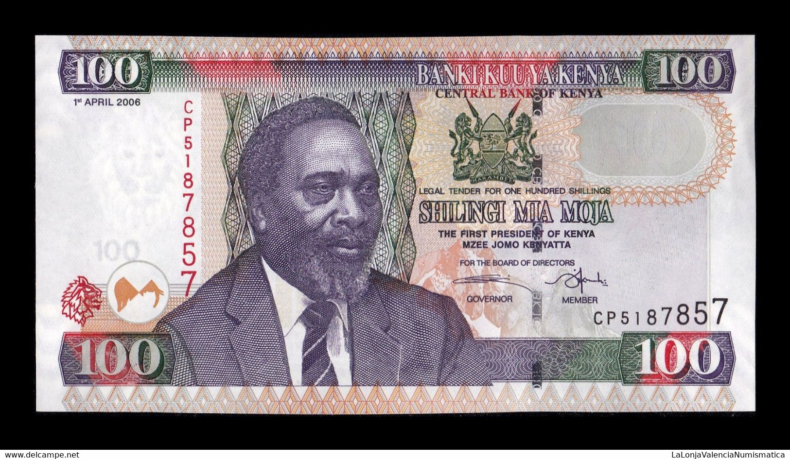 Kenia Kenya 100 Shillings 2006 Pick 48b Sc Unc - Kenia