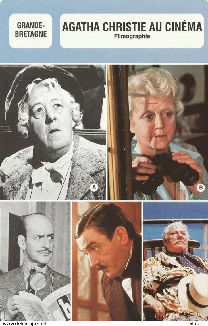 FICHE Cinéma : AGATHA CHRISTIE Au Cinéma - Filmographie {S04-24} NT - Publicidad