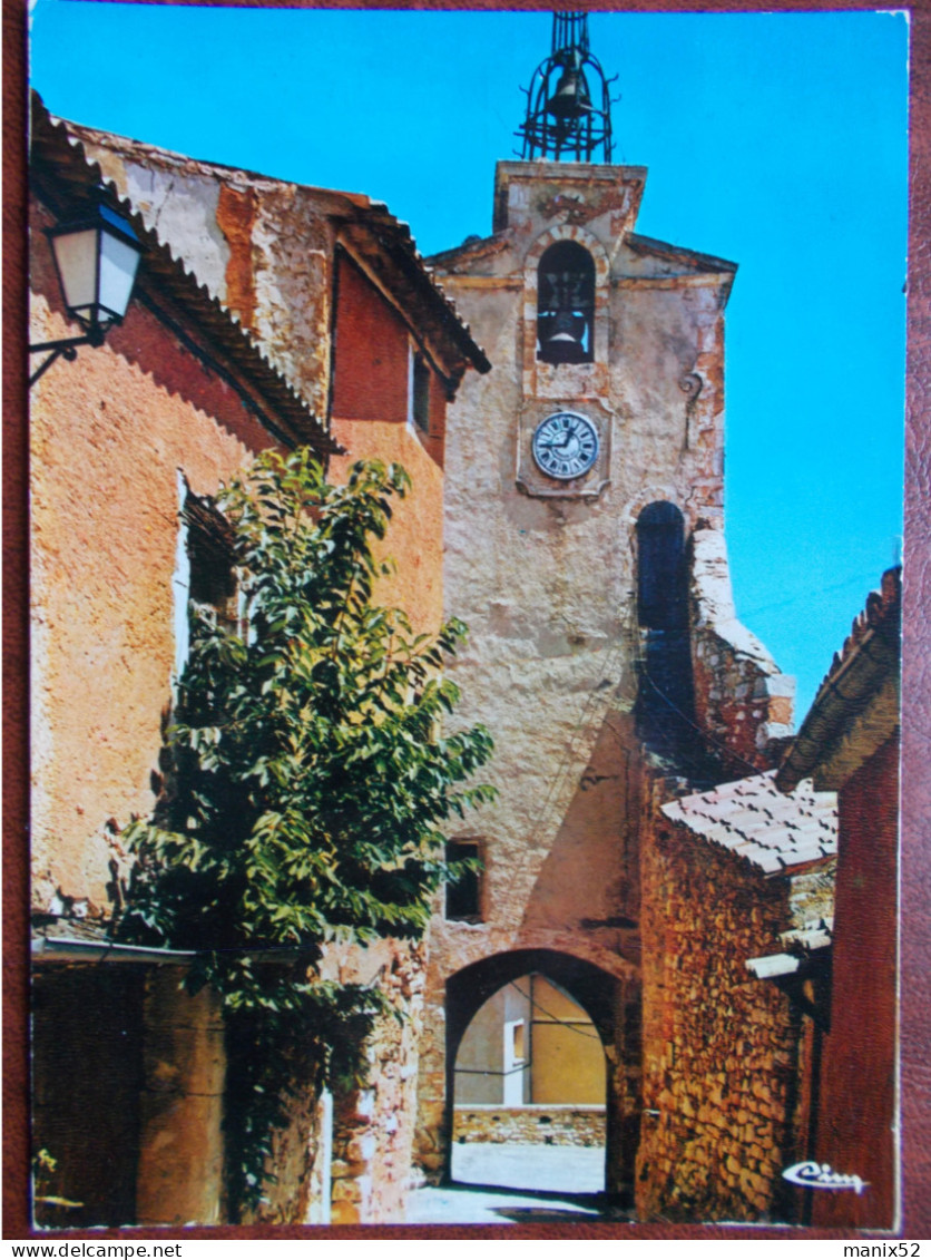 84 - ROUSSILLON - La Tour De L'Horloge. - Pernes Les Fontaines