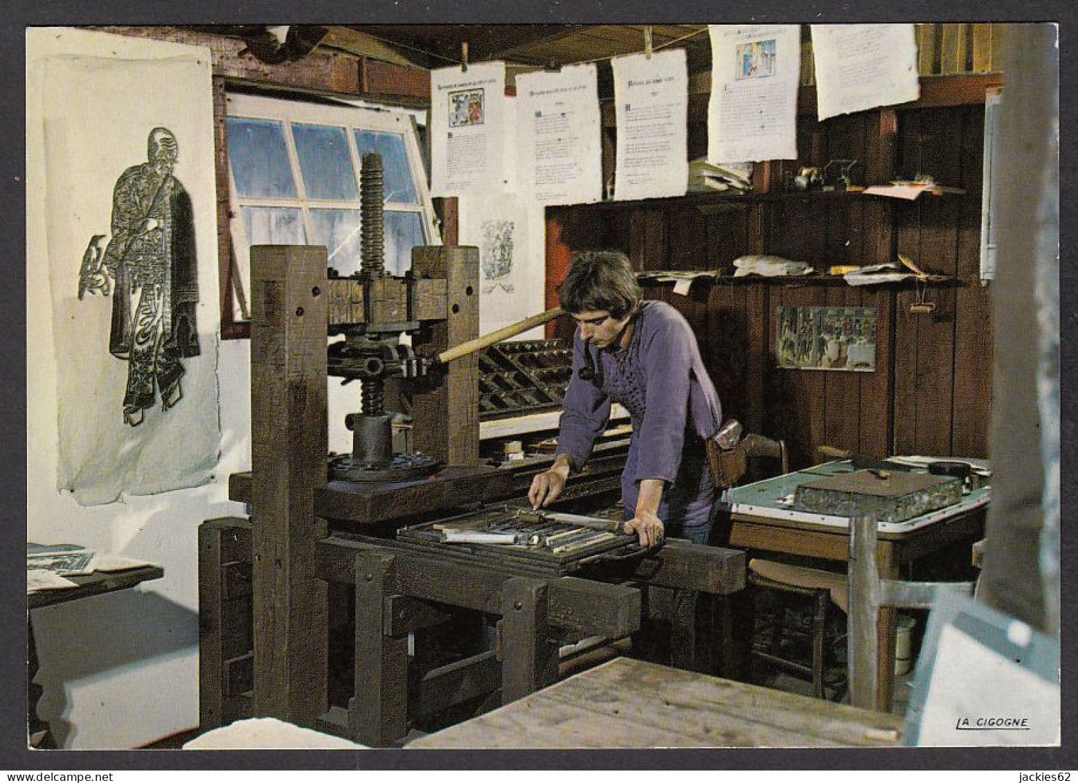 100667/ GUJAN-MESTRAS, Village Médiéval De La Hume, L'atelier De L'Imprimeur - Gujan-Mestras