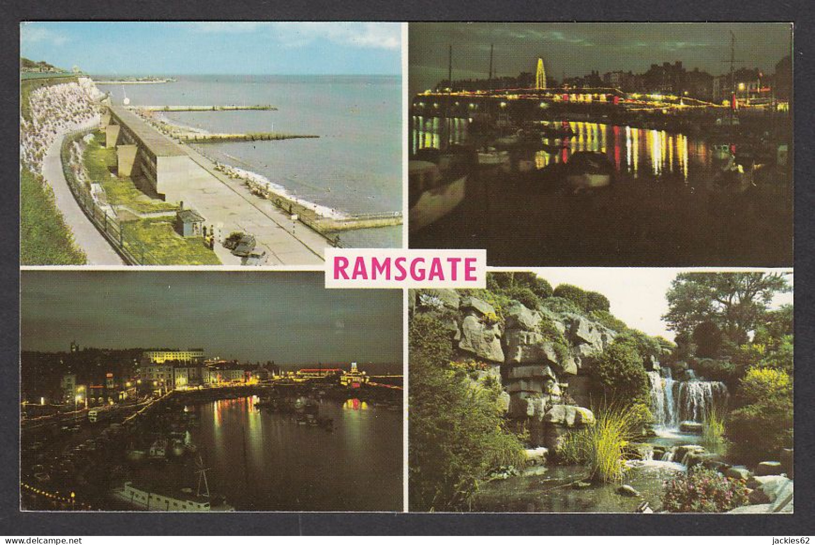 110835/ RAMSGATE, West Cliff, The Illuminations And The Waterfall  - Ramsgate