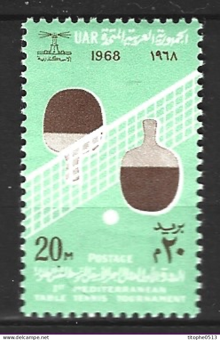 EGYPTE. N°725 De 1968. Tennis De Table. - Tenis De Mesa