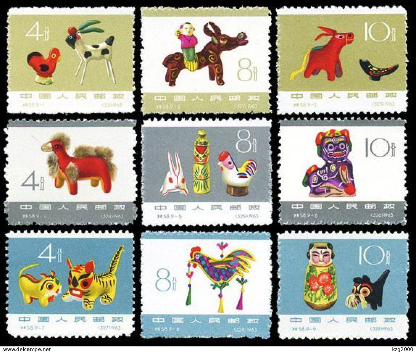 China Stamp 1963 S58 Folk Toys MNH Stamps - Unused Stamps