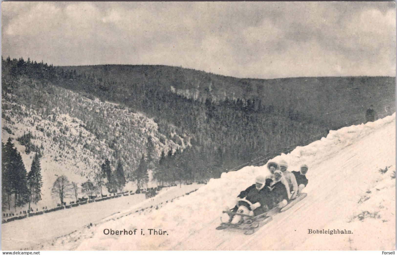 Oberhof I. Thüringen , Bobleighbahn (Ungebraucht) - Oberhof