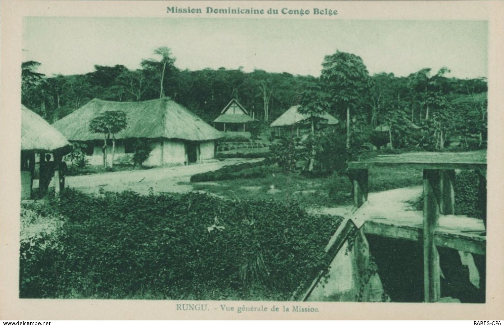 CONGO BELGE - La Mission De RUNGU - Les Missions DOMINICAINES - Série De CINQ Cartes Postales - Belgisch-Congo