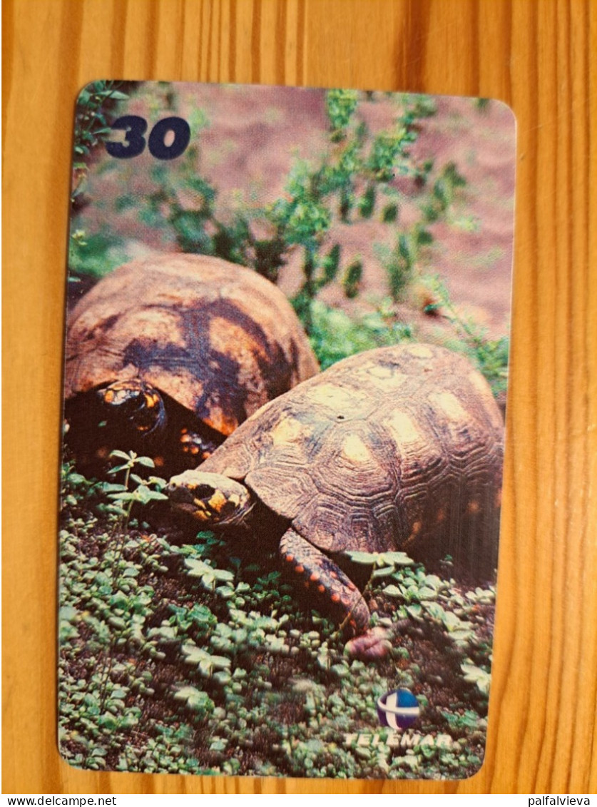 Phonecard Brazil, Telemar - Turtle - Brésil