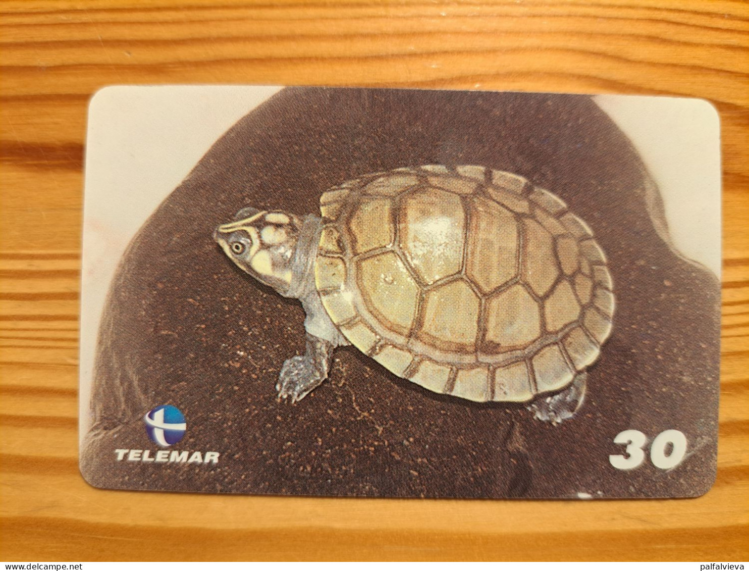 Phonecard Brazil, Telemar - Turtle - Brésil