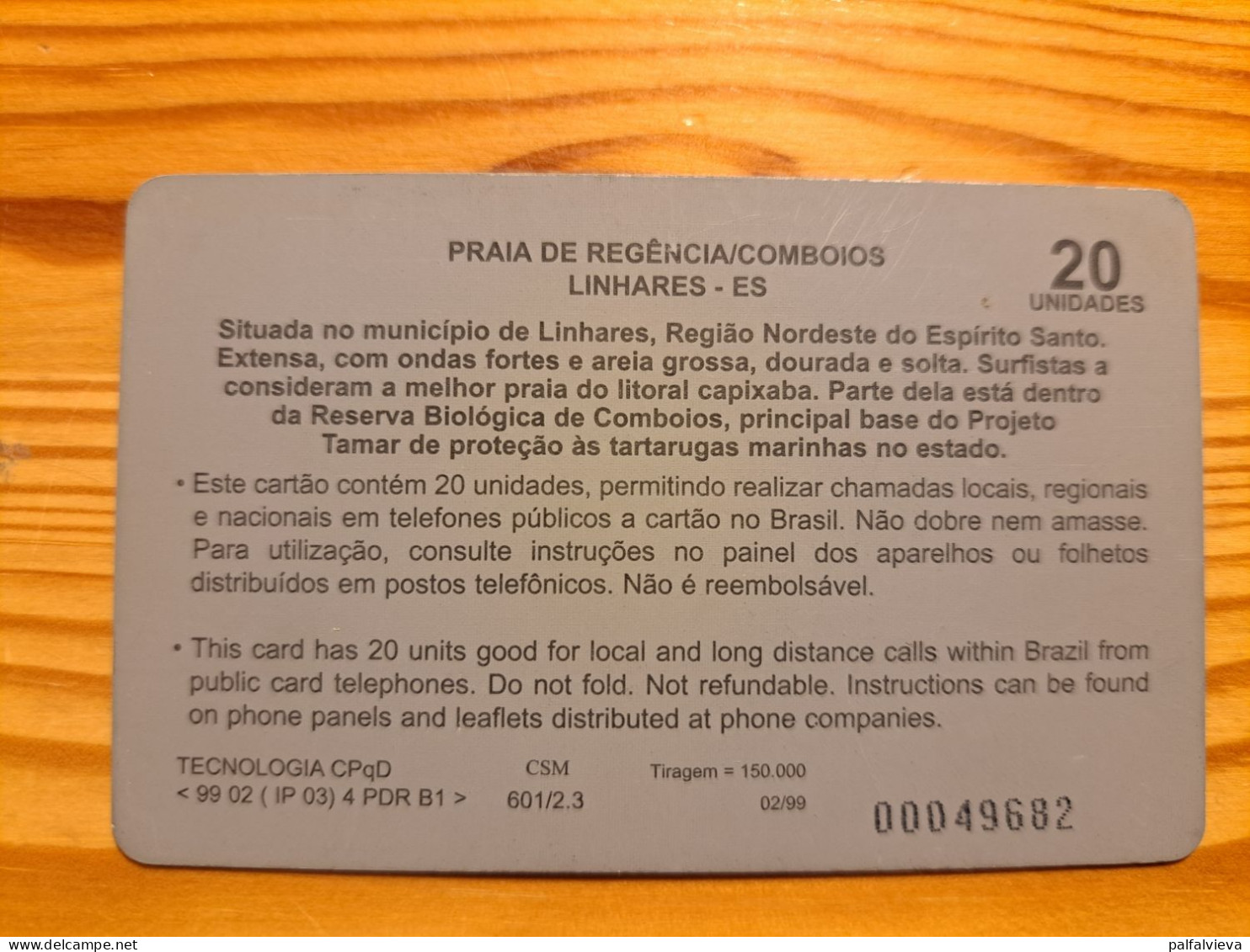 Phonecard Brazil, Telest - Turtle - Brasile