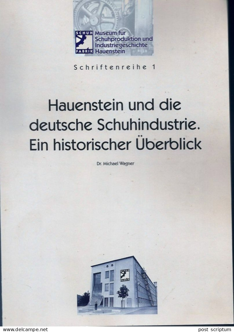 Livre -  Hauenstein Und Die Deutsche Schuhindustrie - Zonder Classificatie