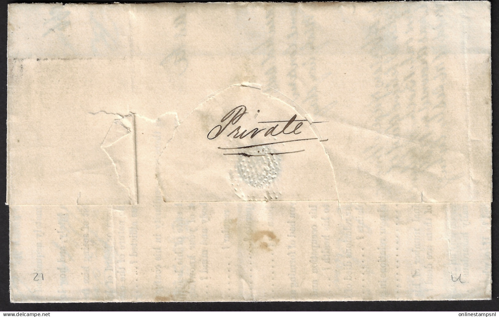 GB Complete Letter Belfast  Duplexcancel 12 Lines 62 ,  Pl 92 QH H Belfast DE 18 66    Used In Ireland - Briefe U. Dokumente