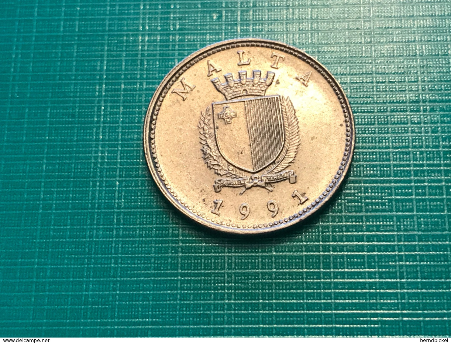 Münze Münzen Umlaufmünze Malta 10 Cents 1991 - Malta