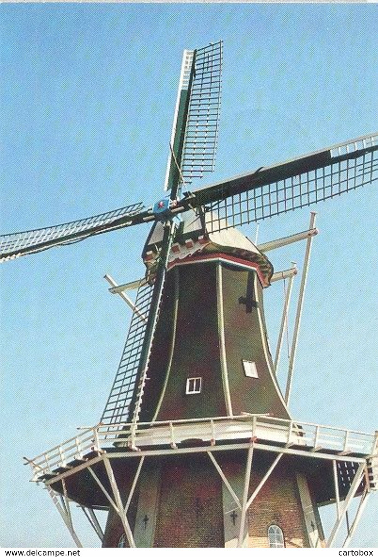 Winschoten, Molen "Edens"   (met Stempel Filatelieloket) (Een Raster Op De Kaart Is Veroorzaakt Door Het Scannen) - Winschoten