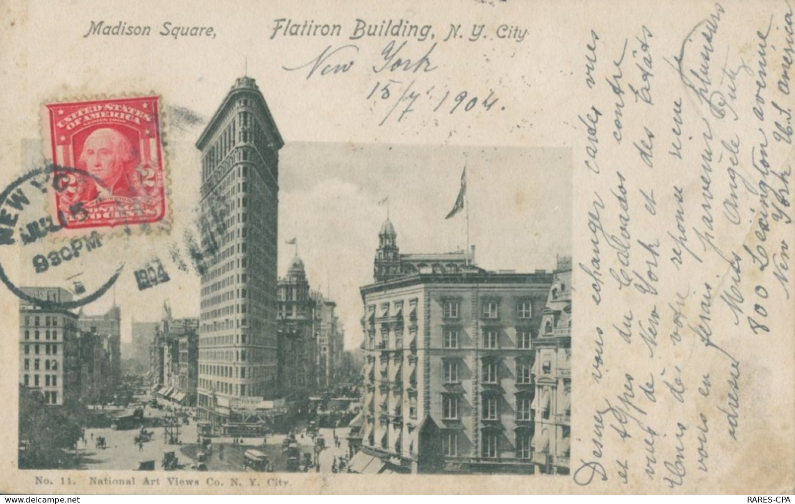 AMERIQUE - NEW YORK - Madison Square - Flatiron Building N.Y. City  - En L'état - Buffalo