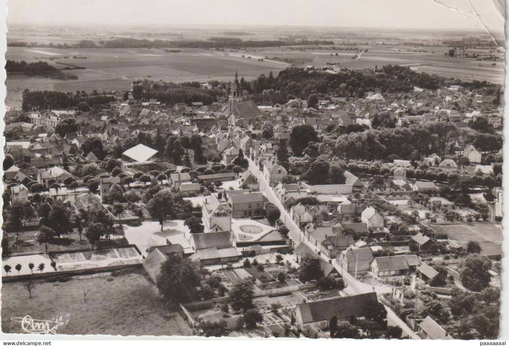 ILLIERS  VUE AERIENNE - Illiers-Combray