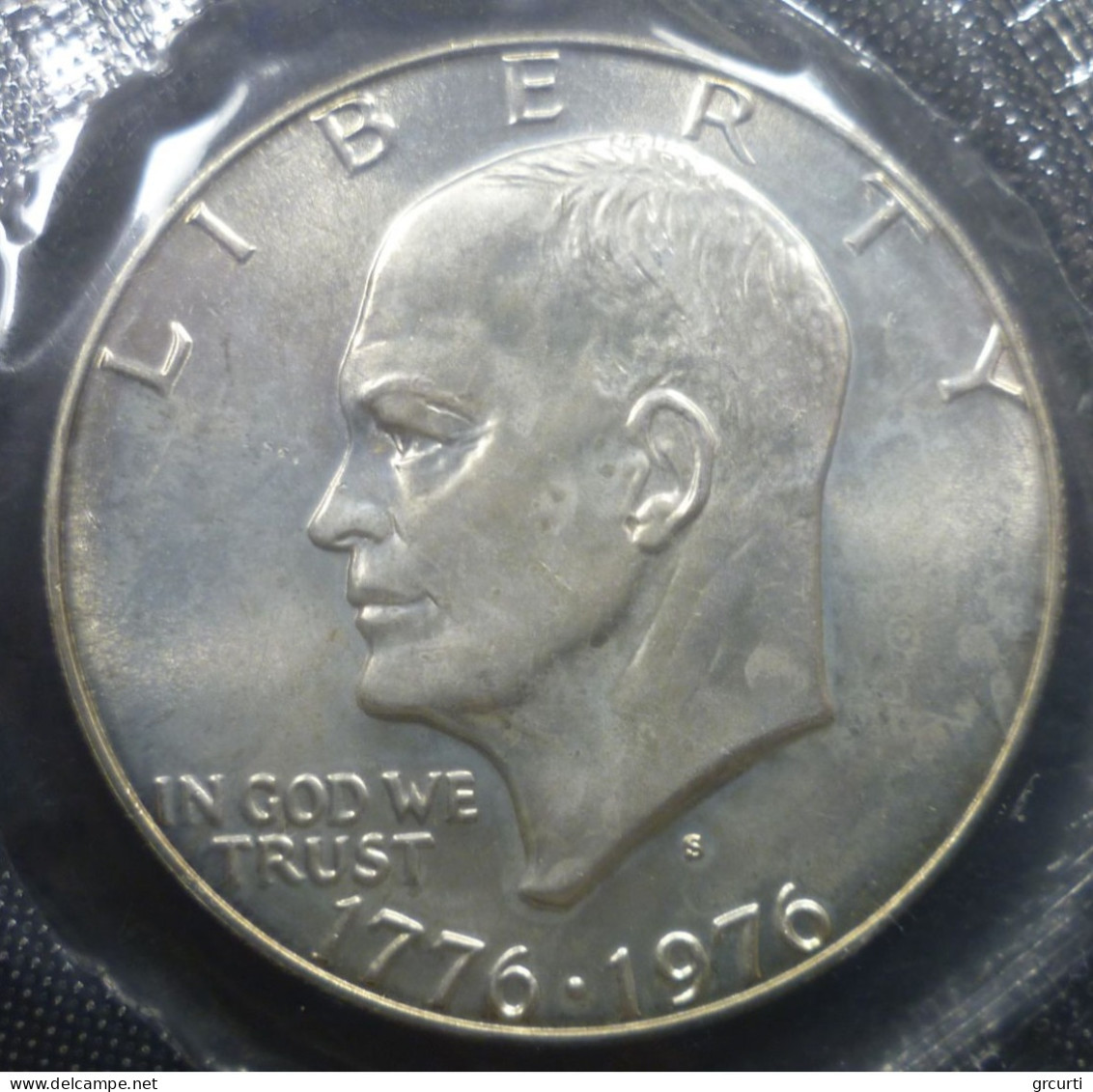 Stati Uniti D'America - ¼ + ½ + 1 Dollaro 1976 S - Bicentenario Degli Stati Uniti - KM# 204a-205a-206a - 1971-1978: Eisenhower
