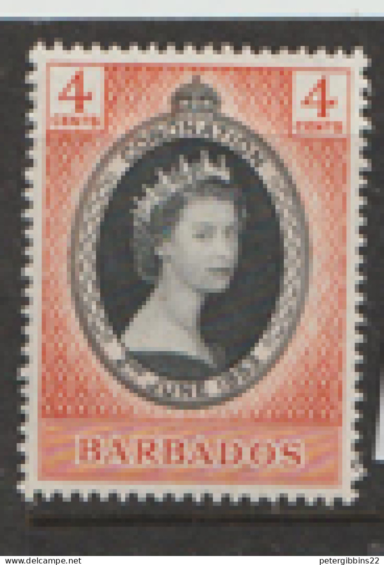 Barbados  1953   SG 302  Coronation  Mounted Mint - Barbados (...-1966)