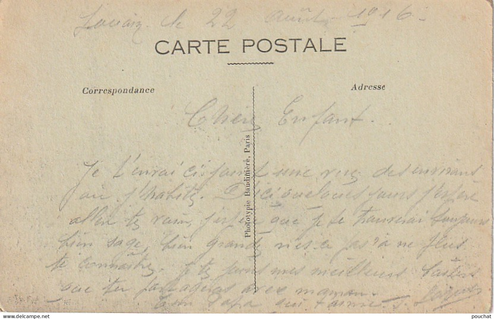 ZY 70-(51) GUERRE 1914 - VILLE SUR TOURBE - UN COIN DE CE CANTON ENTIEREMENT DETRUIT - 2 SCANS - Ville-sur-Tourbe